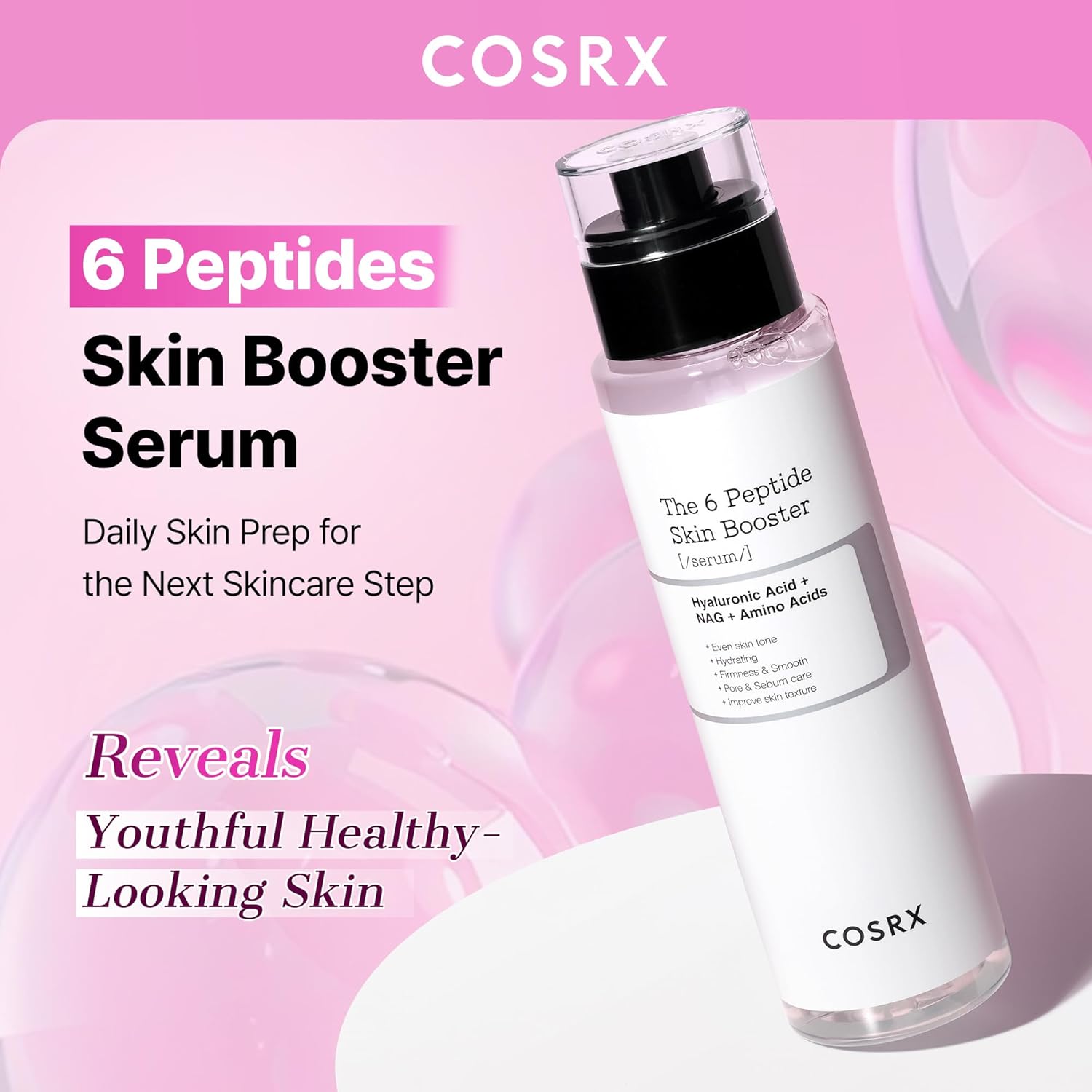COSRX The 6 Peptide Skin Booster 5.07 fl. oz / 150 ml lifestyle image