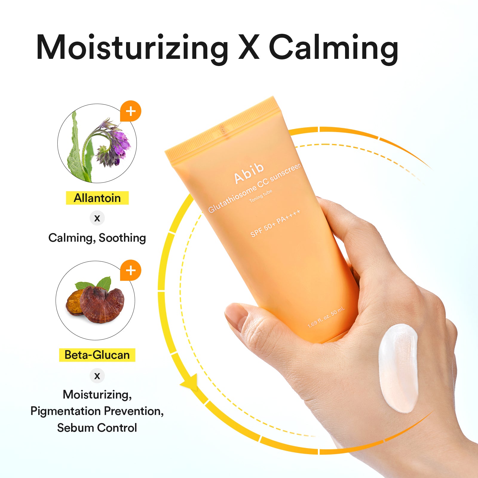 Abib Glutathiosome CC Sunscreen SPF50+PA++++ 1.69 fl.oz / 50 ml