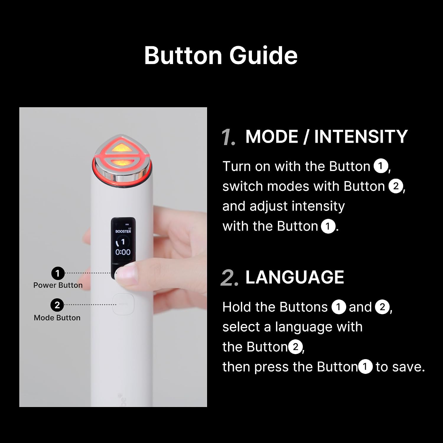 medicube Booster Pro X2™ | 7-in-1 Glow Beauty Device Pink