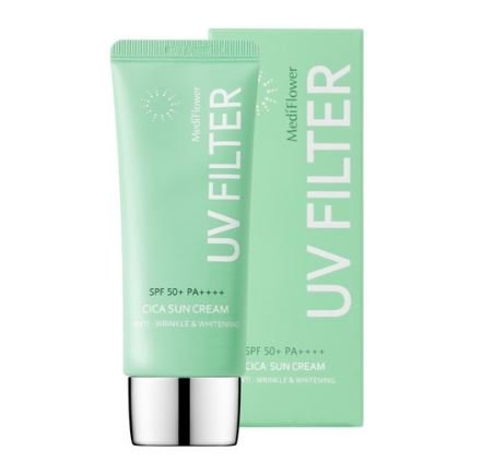 MediFlower UV Filter Cica Sun Cream 1.69 fl.oz / 50ml lifestyle image