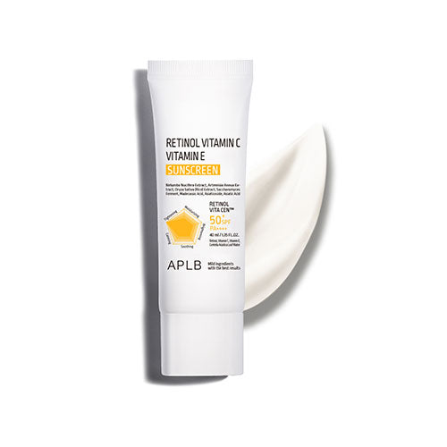 APLB - Retinol Vitamin C Vitamin E Sunscreen  SPF50+ PA++++ 1.35 fl. oz 40ml